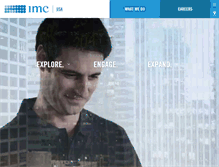 Tablet Screenshot of imc.com