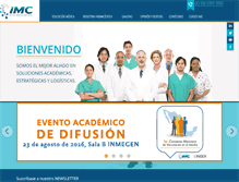 Tablet Screenshot of imc.org.mx
